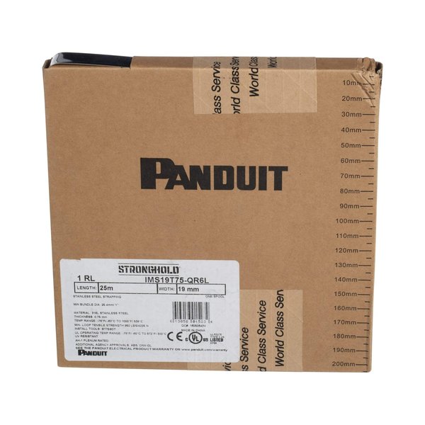 Panduit Ims Strapping, 316L Ss, 19Mm (.75") IMS19T75-QR6L